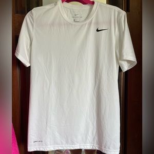 White Nike Tee Dri-Fit